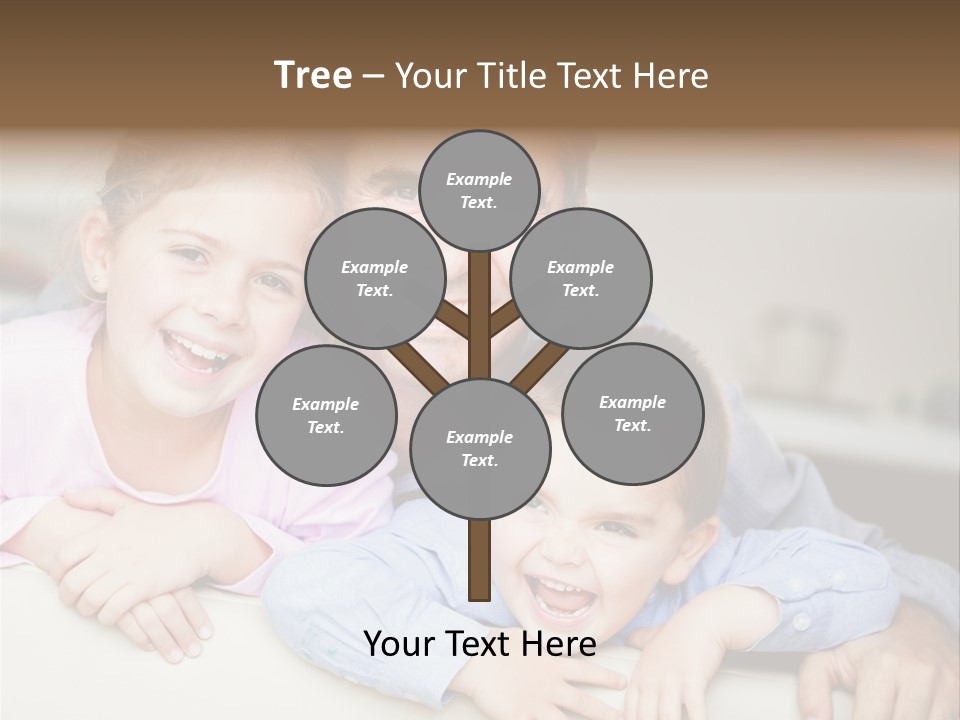 Affectionate Family Smile PowerPoint Template