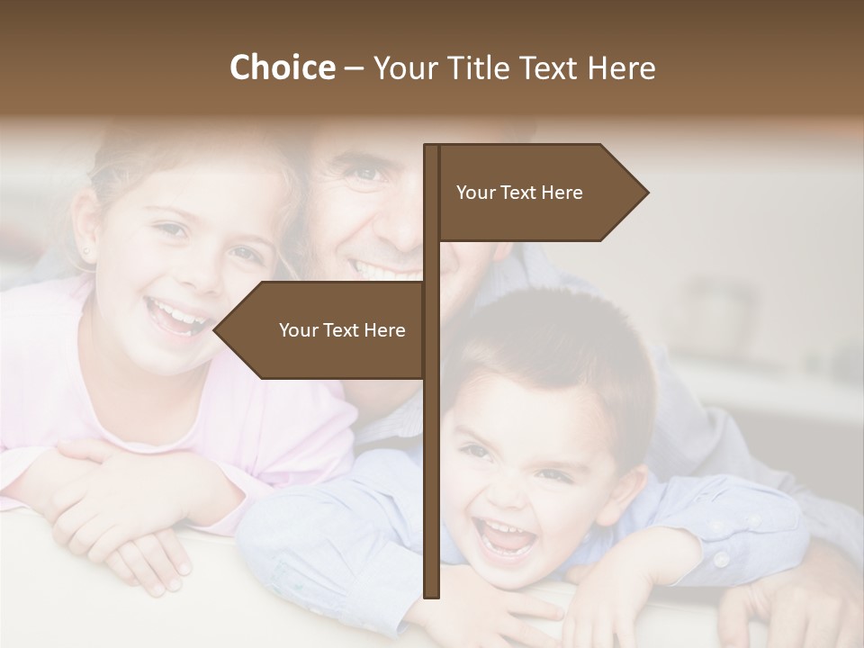 Affectionate Family Smile PowerPoint Template