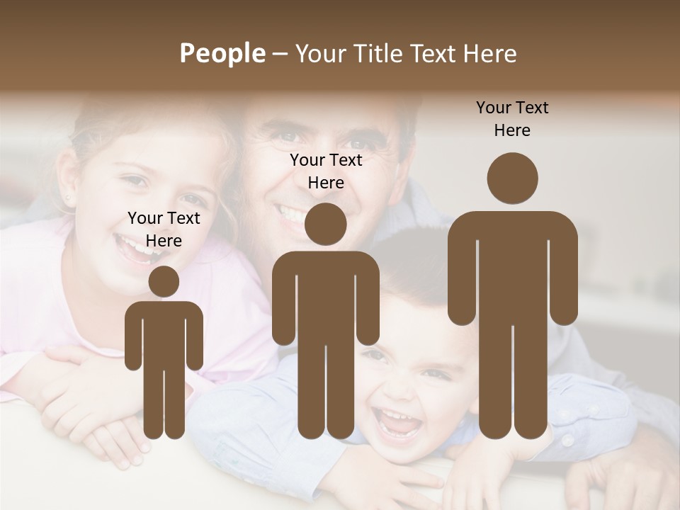 Affectionate Family Smile PowerPoint Template