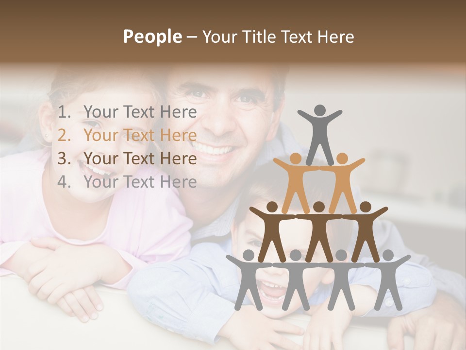 Affectionate Family Smile PowerPoint Template
