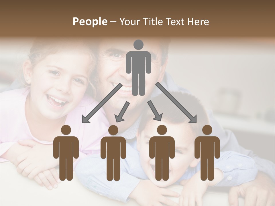Affectionate Family Smile PowerPoint Template