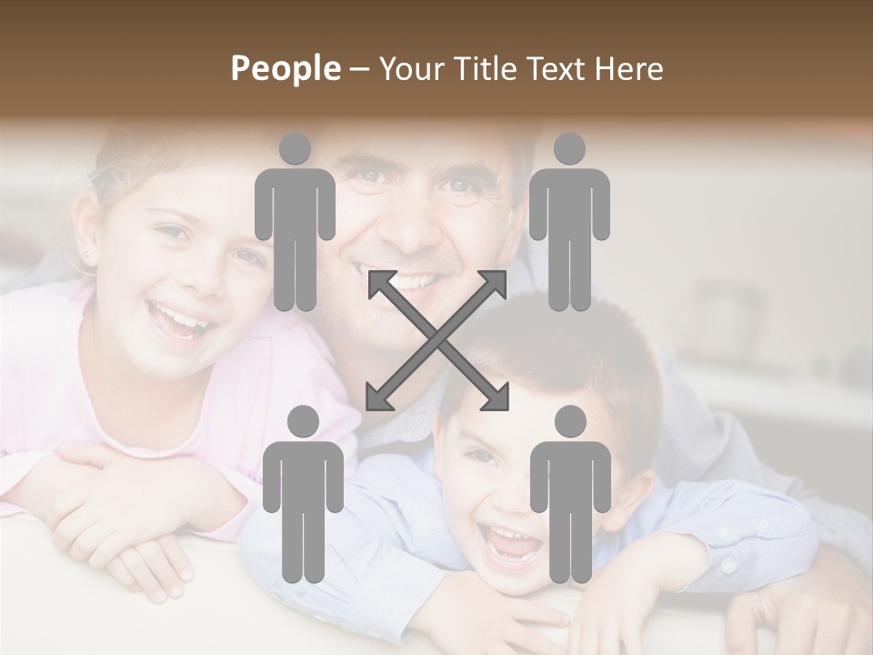 Affectionate Family Smile PowerPoint Template