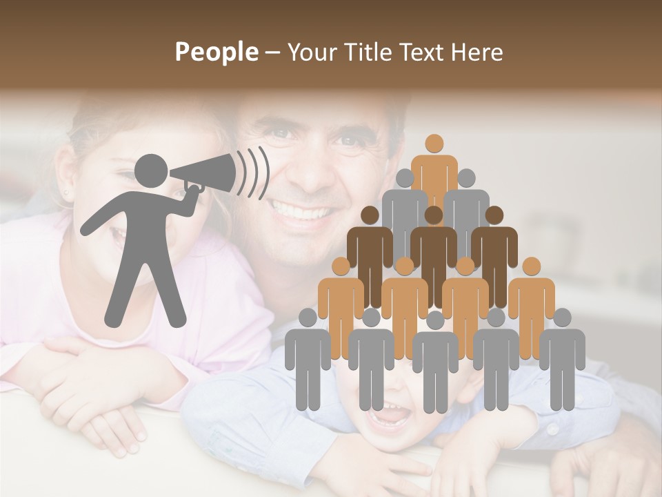 Affectionate Family Smile PowerPoint Template