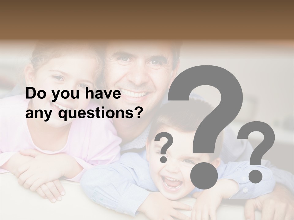 Affectionate Family Smile PowerPoint Template