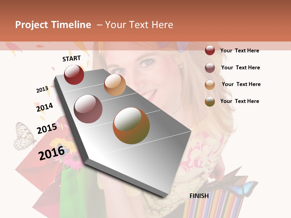Design Floral Season PowerPoint Template