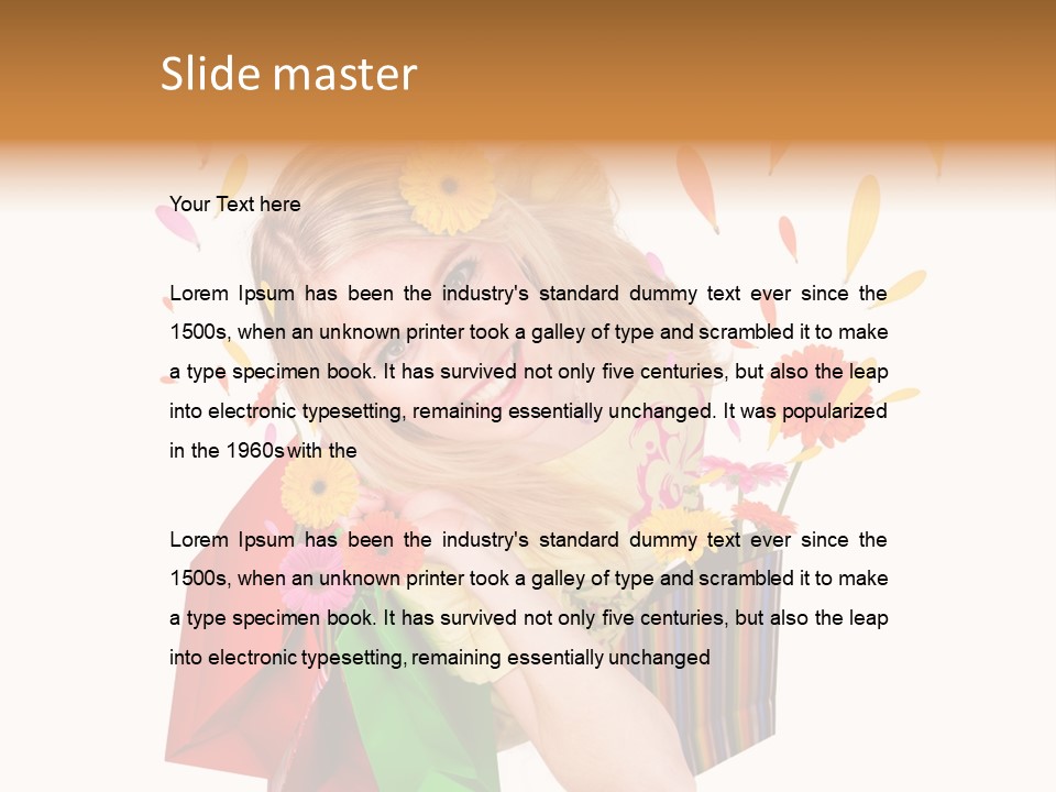 Sell Female Elegance PowerPoint Template