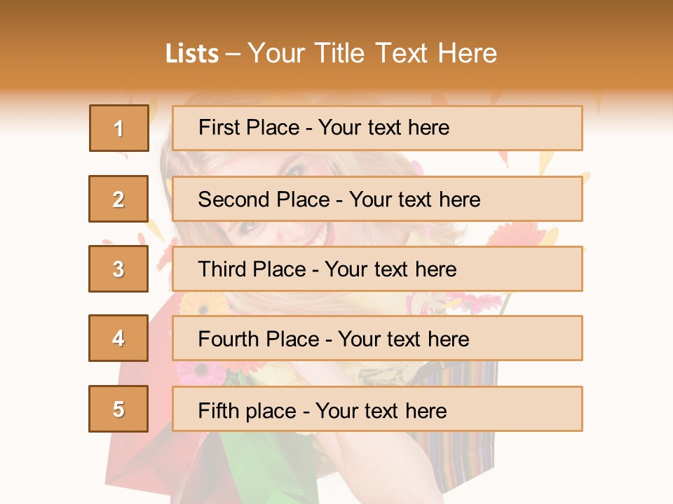 Sell Female Elegance PowerPoint Template