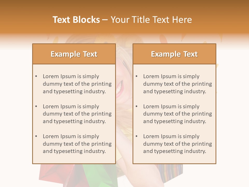 Sell Female Elegance PowerPoint Template