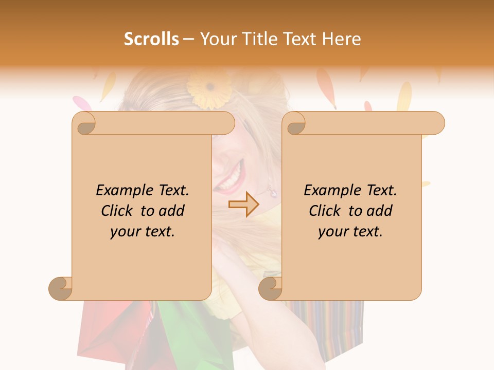 Sell Female Elegance PowerPoint Template