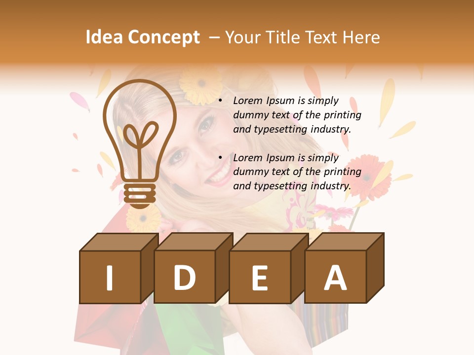 Sell Female Elegance PowerPoint Template