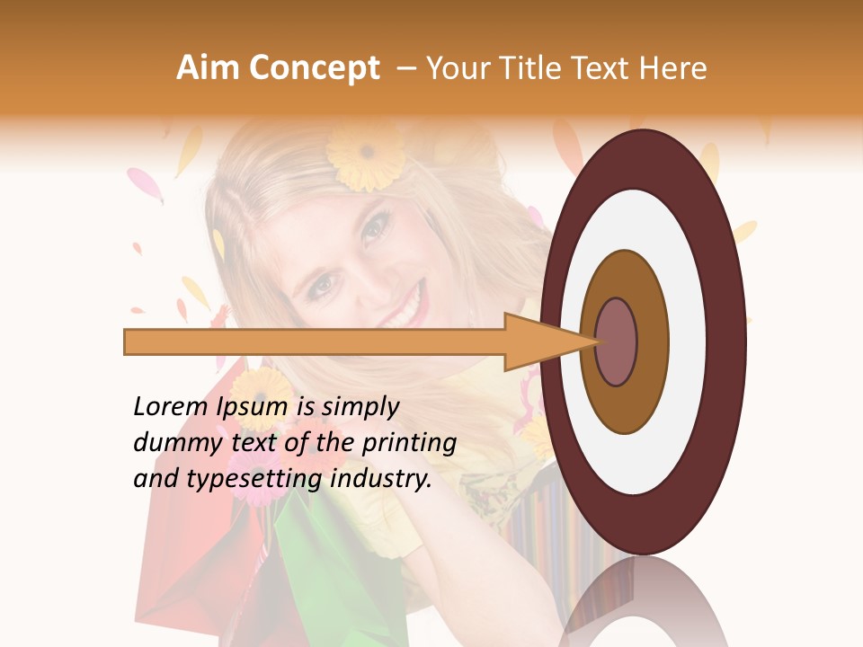 Sell Female Elegance PowerPoint Template