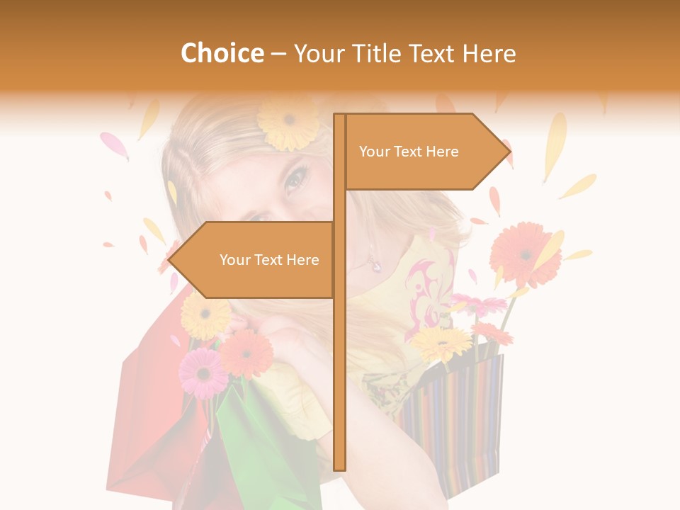 Sell Female Elegance PowerPoint Template