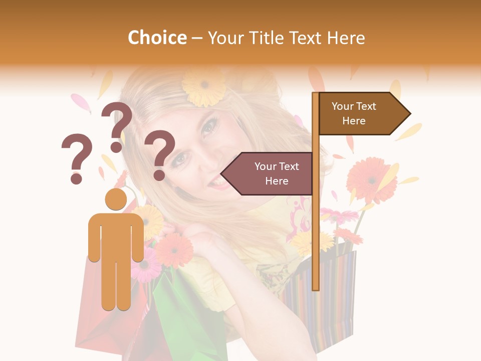 Sell Female Elegance PowerPoint Template