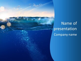 Nobody Tahiti Water PowerPoint Template