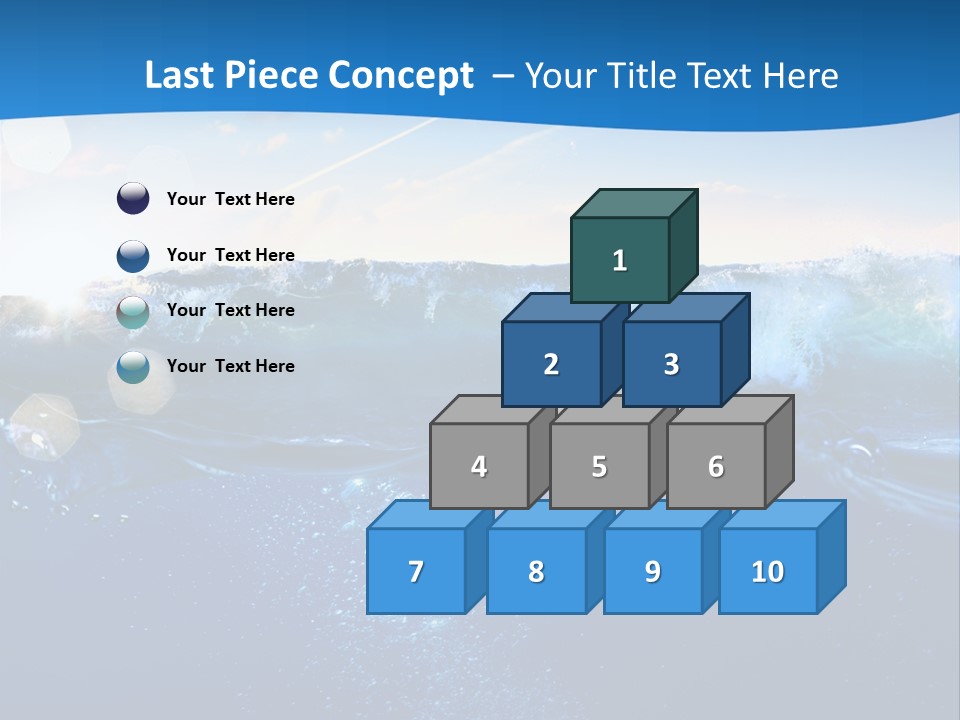 Nobody Tahiti Water PowerPoint Template