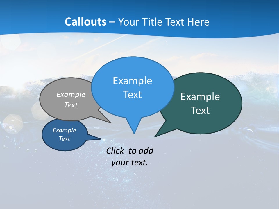 Nobody Tahiti Water PowerPoint Template