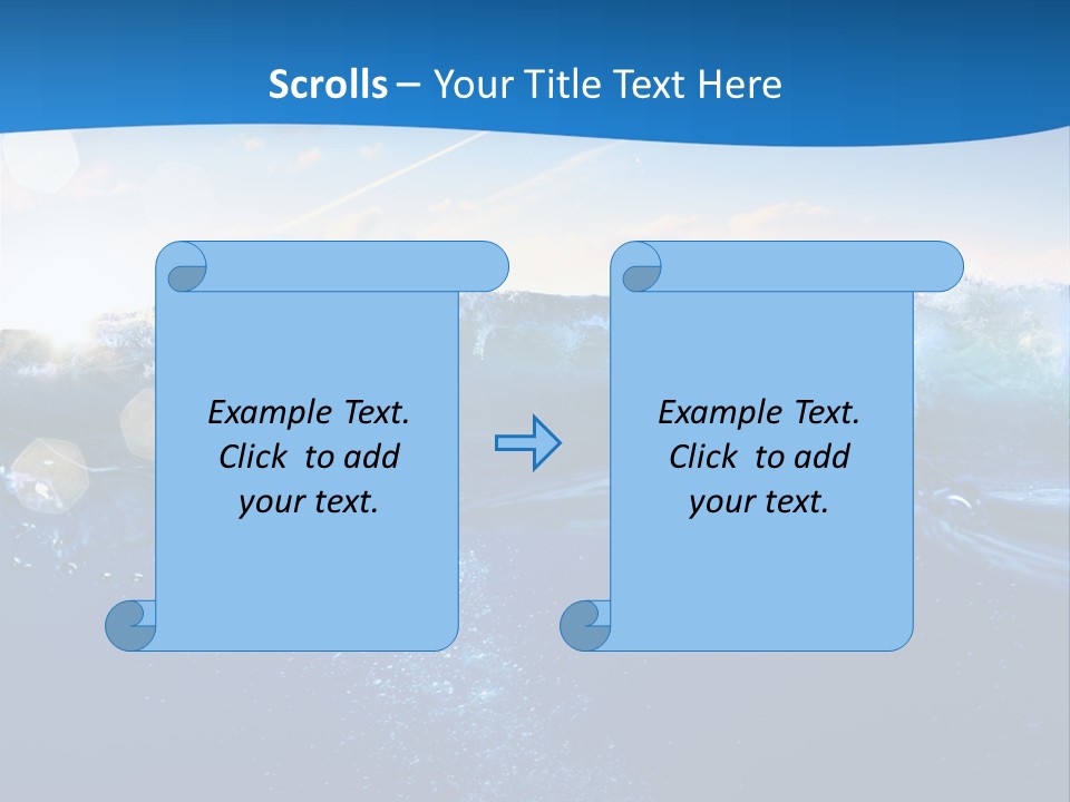 Nobody Tahiti Water PowerPoint Template
