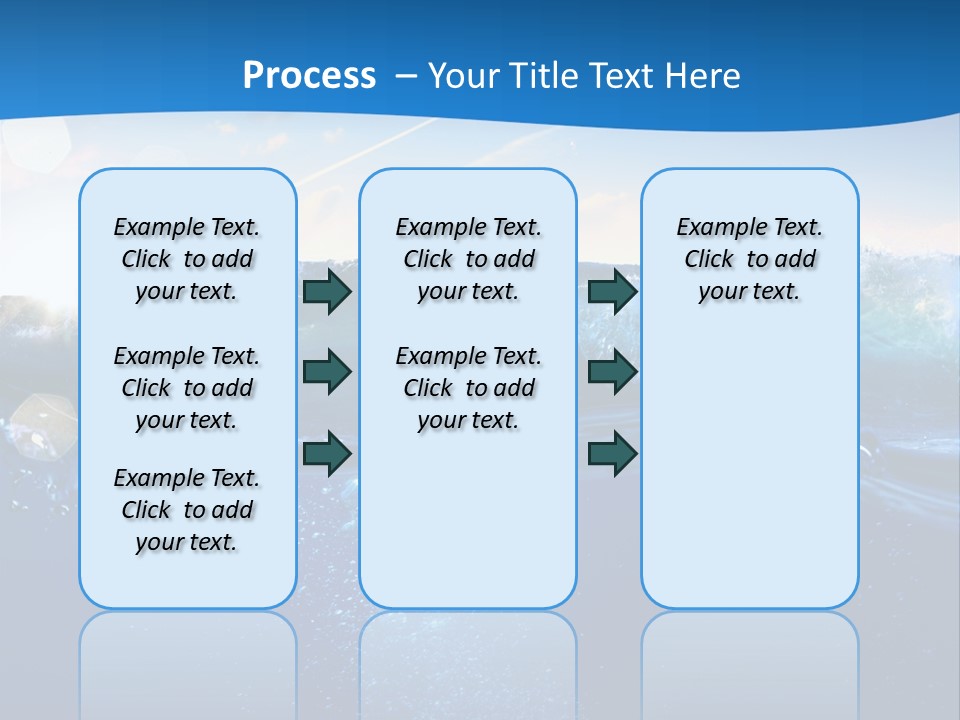 Nobody Tahiti Water PowerPoint Template