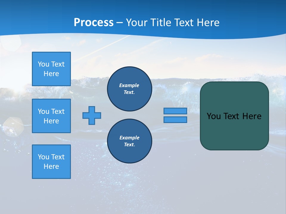 Nobody Tahiti Water PowerPoint Template