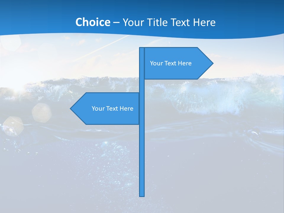 Nobody Tahiti Water PowerPoint Template