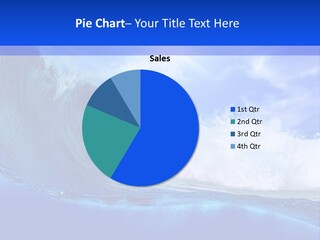 Blue Water Sunlight PowerPoint Template