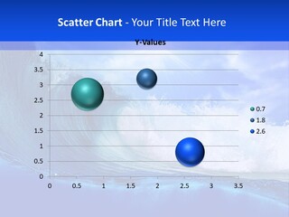 Blue Water Sunlight PowerPoint Template