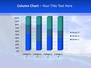 Blue Water Sunlight PowerPoint Template