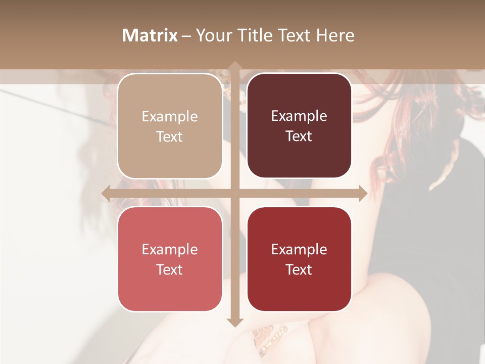 Slim Contrast Beauty PowerPoint Template