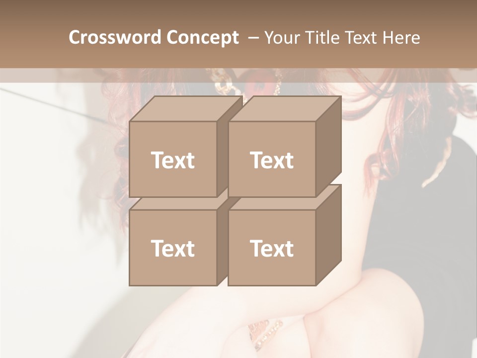 Slim Contrast Beauty PowerPoint Template