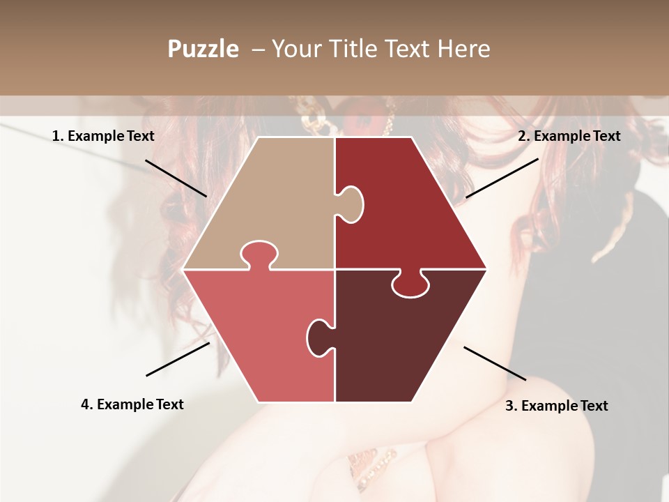 Slim Contrast Beauty PowerPoint Template