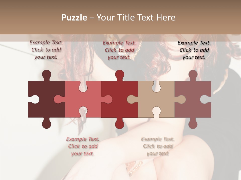 Slim Contrast Beauty PowerPoint Template