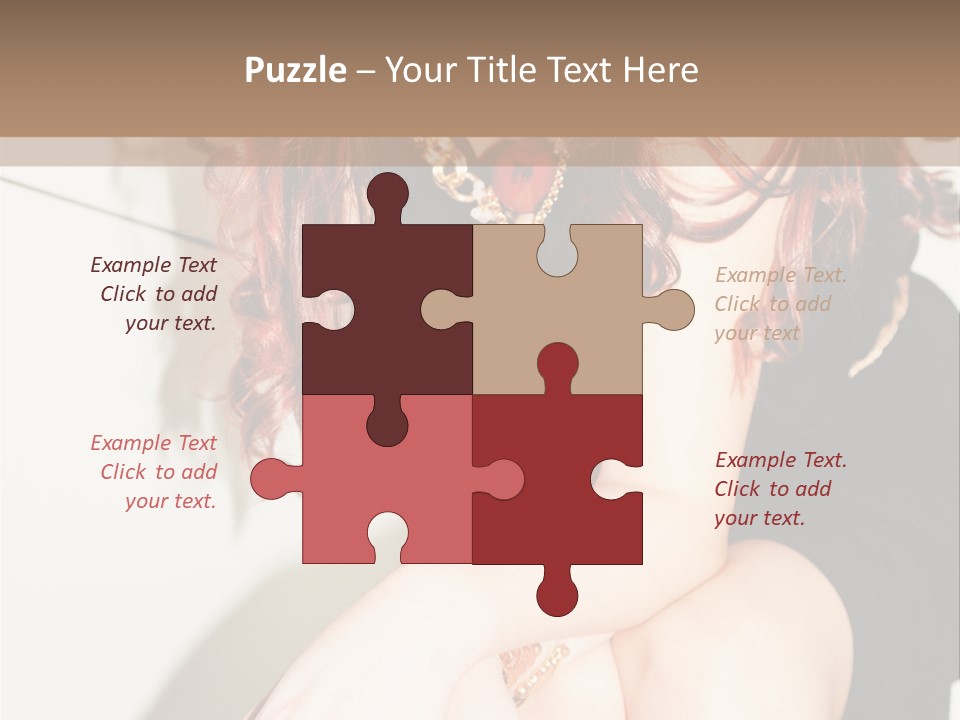Slim Contrast Beauty PowerPoint Template