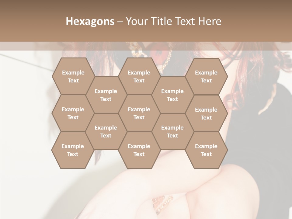 Slim Contrast Beauty PowerPoint Template