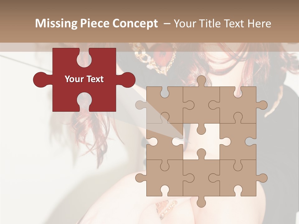 Slim Contrast Beauty PowerPoint Template