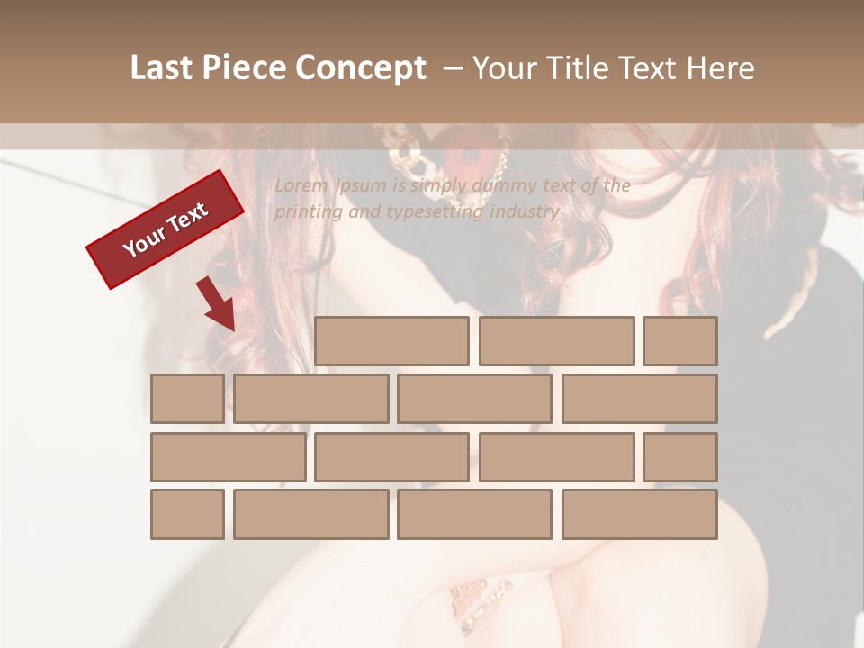 Slim Contrast Beauty PowerPoint Template