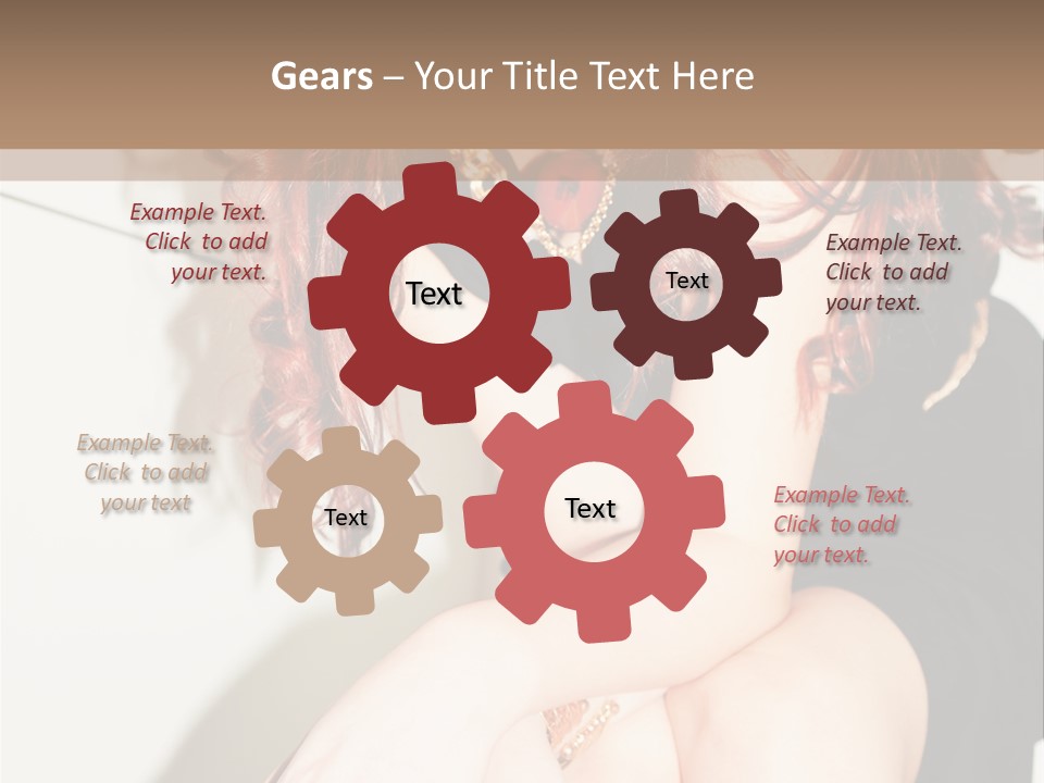 Slim Contrast Beauty PowerPoint Template