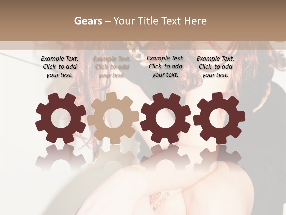 Slim Contrast Beauty PowerPoint Template