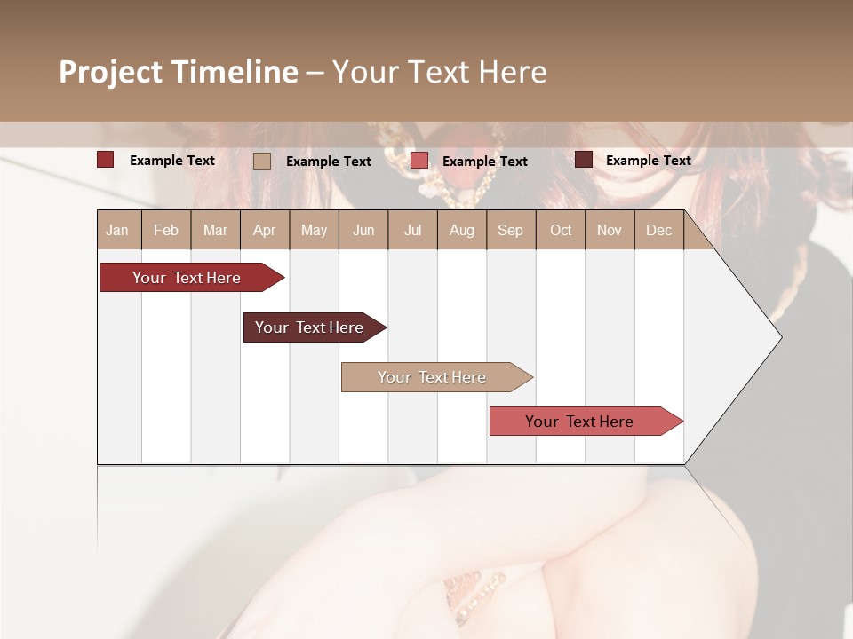 Slim Contrast Beauty PowerPoint Template
