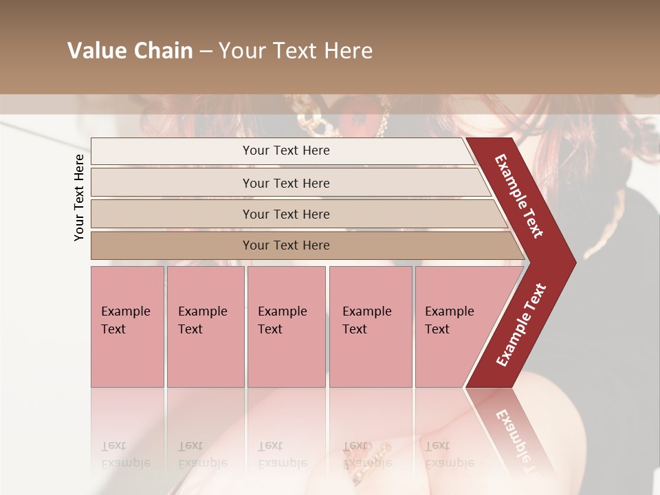 Slim Contrast Beauty PowerPoint Template