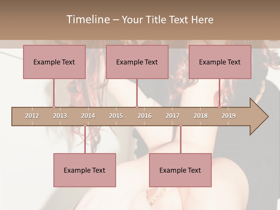 Slim Contrast Beauty PowerPoint Template
