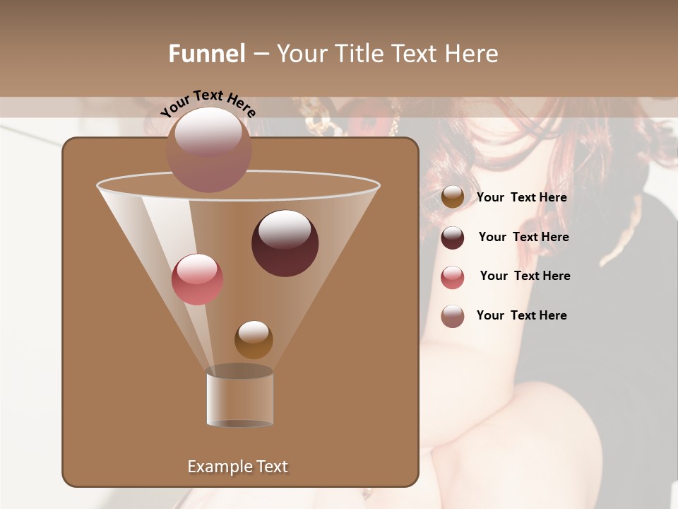 Slim Contrast Beauty PowerPoint Template