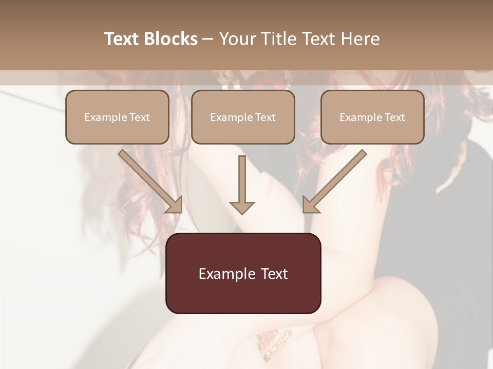 Slim Contrast Beauty PowerPoint Template