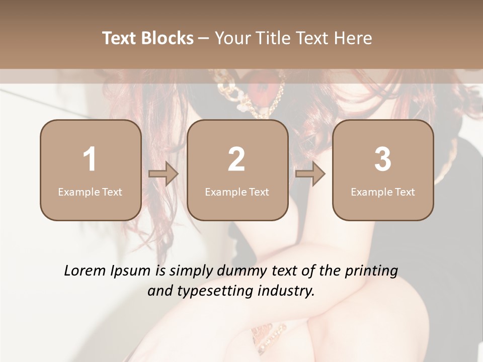 Slim Contrast Beauty PowerPoint Template