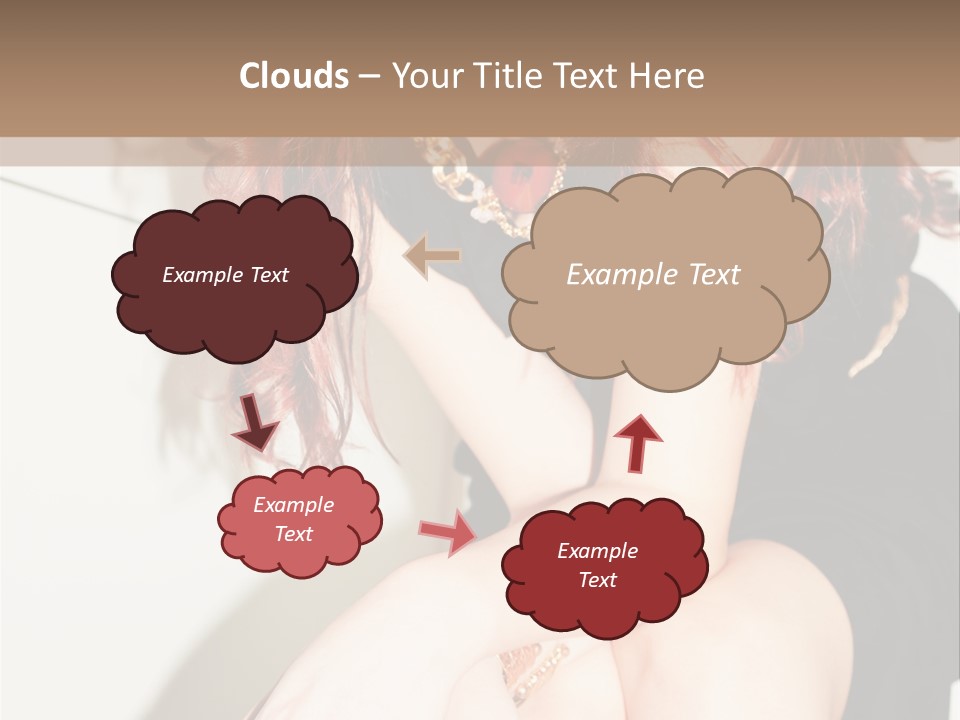 Slim Contrast Beauty PowerPoint Template