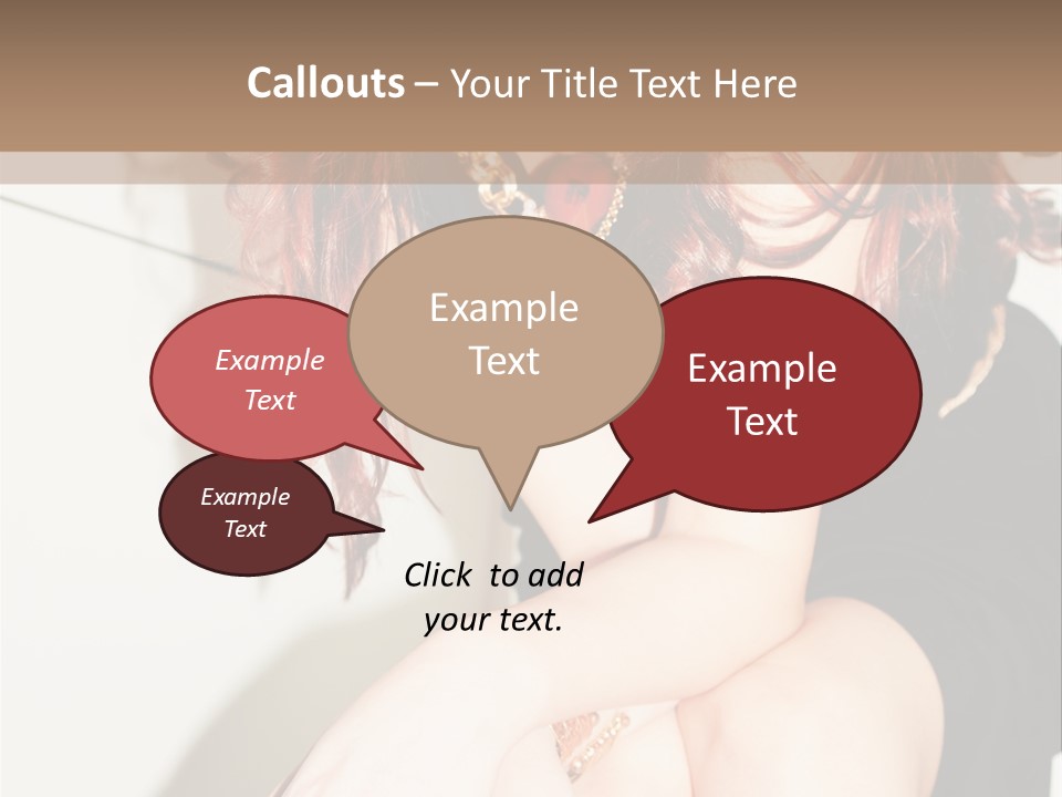 Slim Contrast Beauty PowerPoint Template