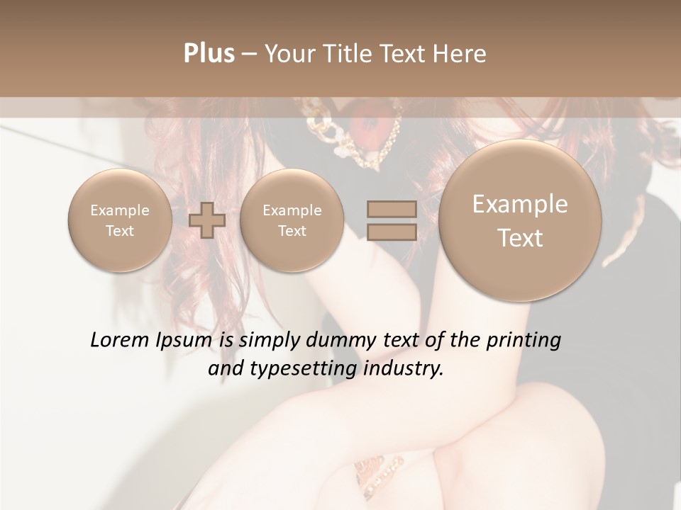 Slim Contrast Beauty PowerPoint Template