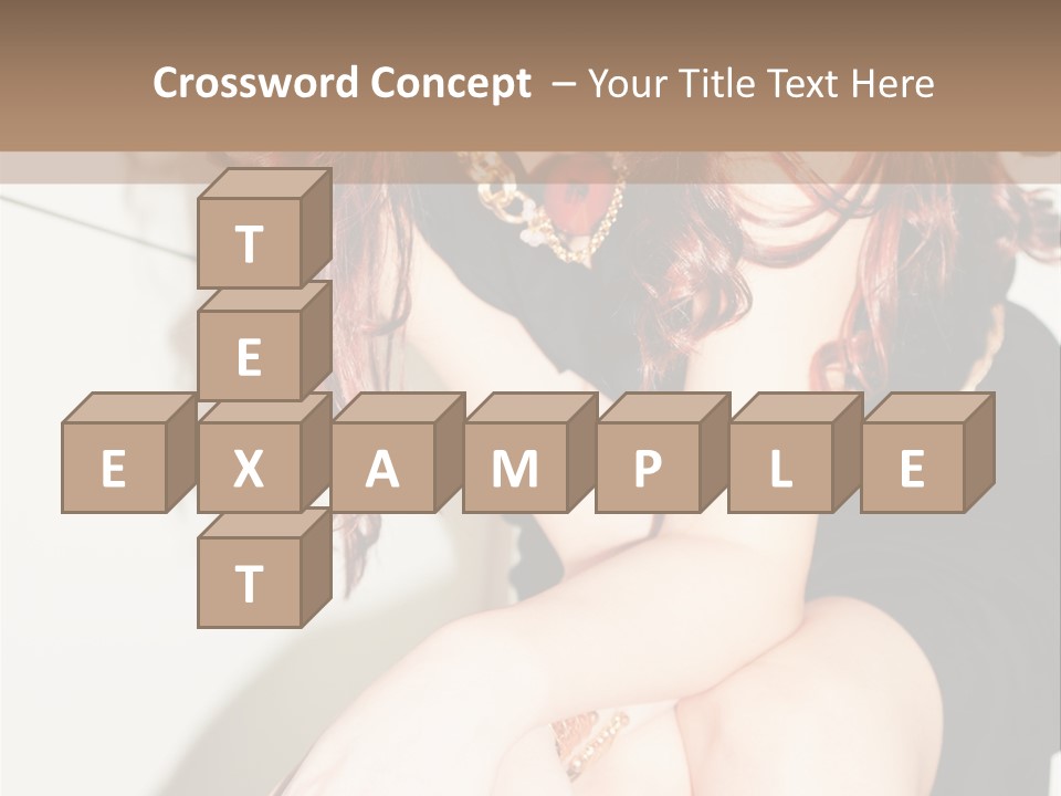 Slim Contrast Beauty PowerPoint Template