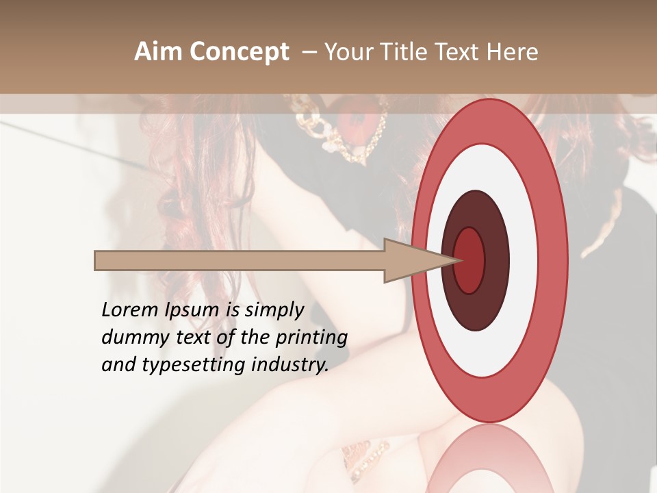 Slim Contrast Beauty PowerPoint Template