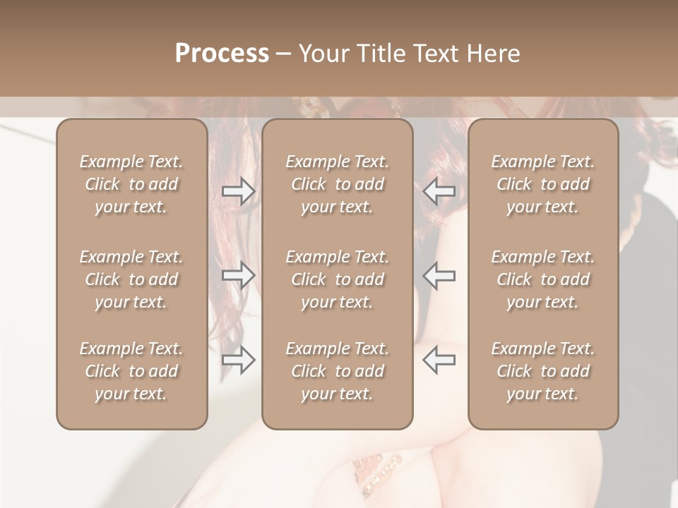 Slim Contrast Beauty PowerPoint Template