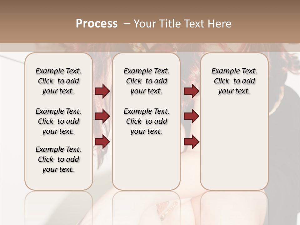 Slim Contrast Beauty PowerPoint Template